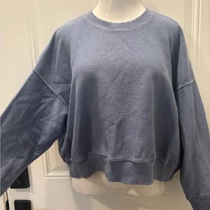 Aerie Soft Blue Knit Top